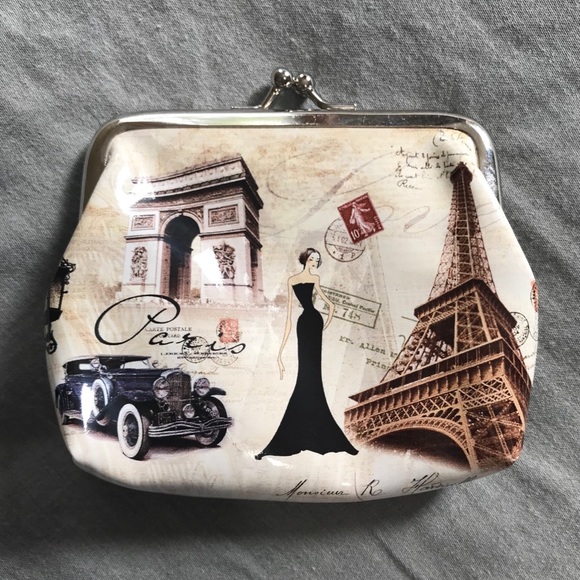 Handbags - Novelty Paris Eiffel Tower Coin Purse Like new!